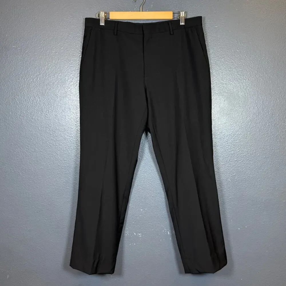 Burberry London eu50(36x30) Men’s Black suit Pants casual pantaloon 100% wool